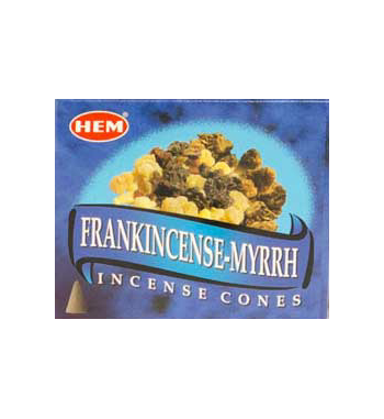 Frankincense & Myrrh Incense Cones