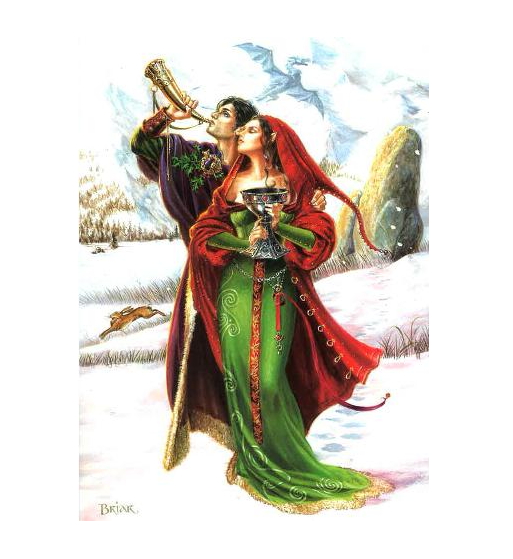 Welcoming Yule Briar Yule Card BY06