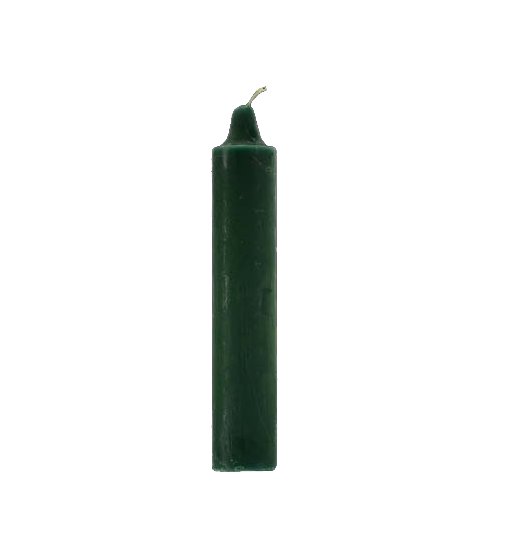 Green Pillar Candle