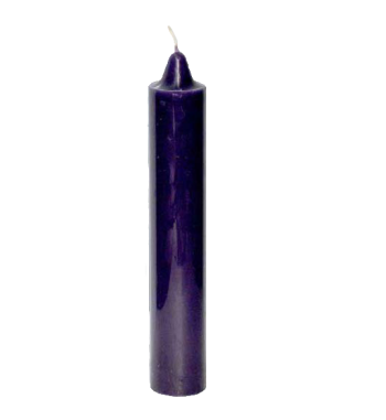 Purple Pillar Candle