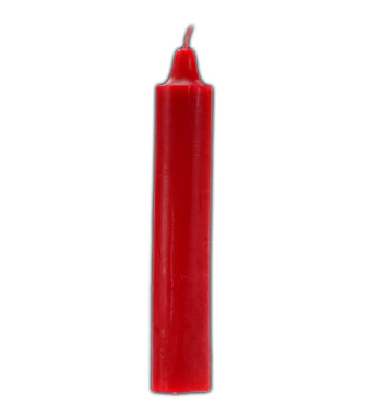 Red Pillar Candle