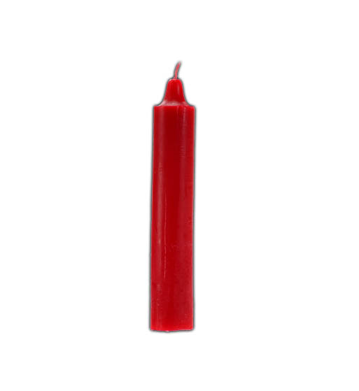 Red Pillar Candle