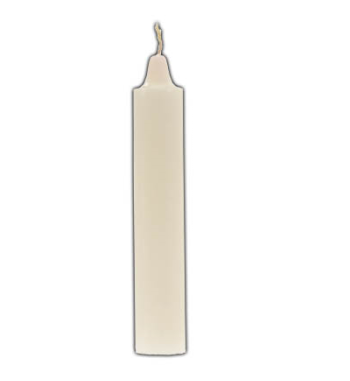 White Pillar Candle