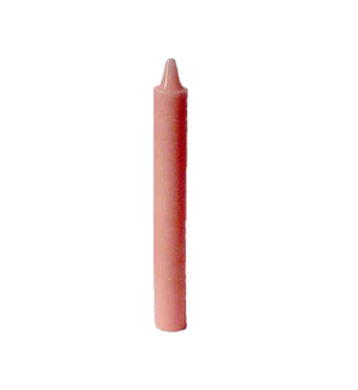 Pink Pillar Candle