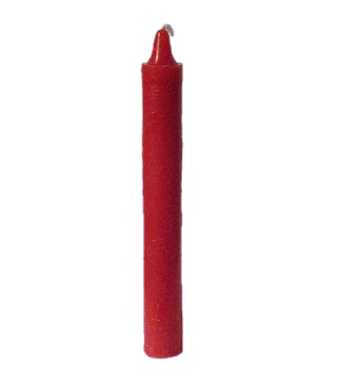 Red Pillar Candle