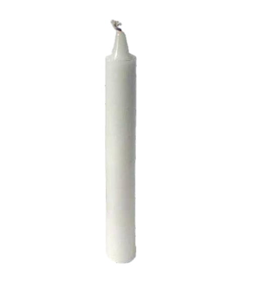 White Pillar Candle