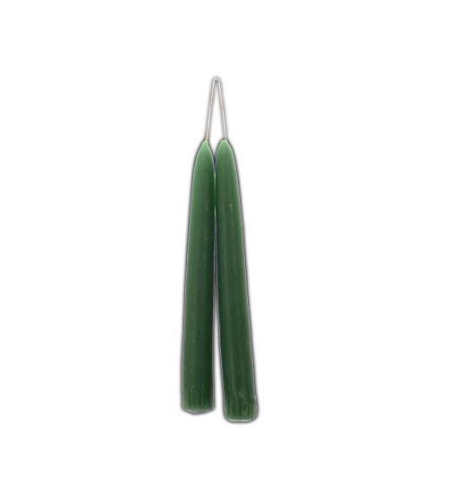 Green Taper Candles