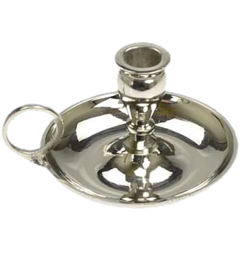 Nickel Chime Candle Holder