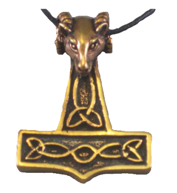 Brass Ram's Head Hammer