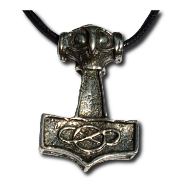 Small Rustic Thor's Hammer Pendant