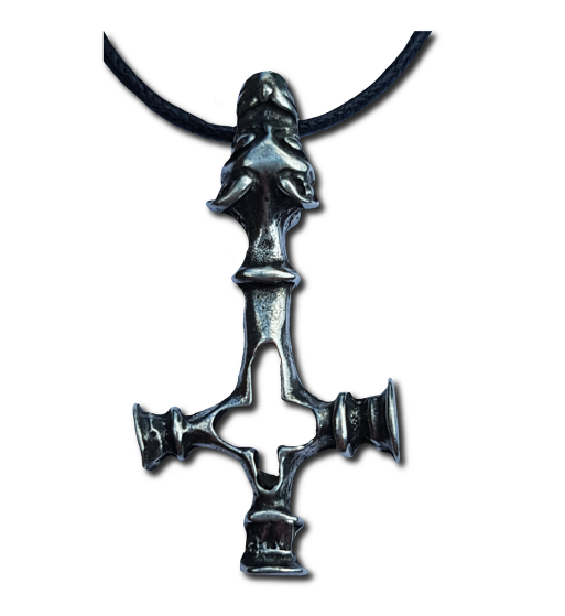 Open Wolf Thor's Hammer Pendant