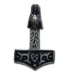 Silver Wolf's Head Hammer