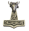 Silver Ram's Head Hammer