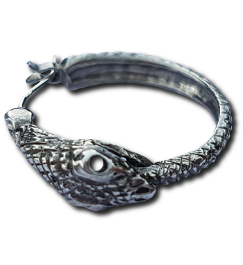 Jormungandr Earring No Eyestones