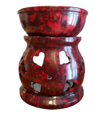 Red Oil Burner Oil Diffuser Front