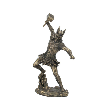 Bronze Thor Garden Statue