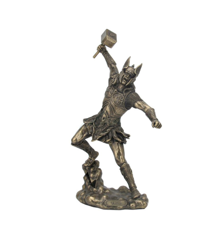 Bronze Thor Garden Statue