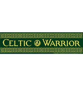 Celtic Warrior Bumper Sticker