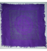 Purple Triquetra Altar Cloth, 18"