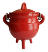 Classic Cauldron w/Lid, Red