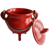 Classic Cauldron w/Lid, Red