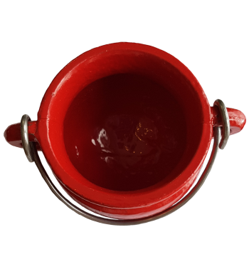 Classic Cauldron w/Lid, Red