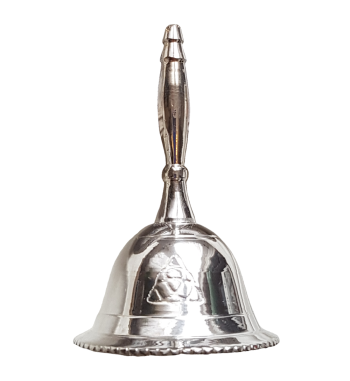 Triquetra Altar Bell, Silver