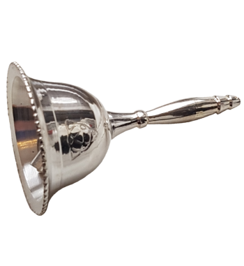 Triquetra Altar Bell, Silver