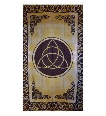 Green Triquetra Tapestry