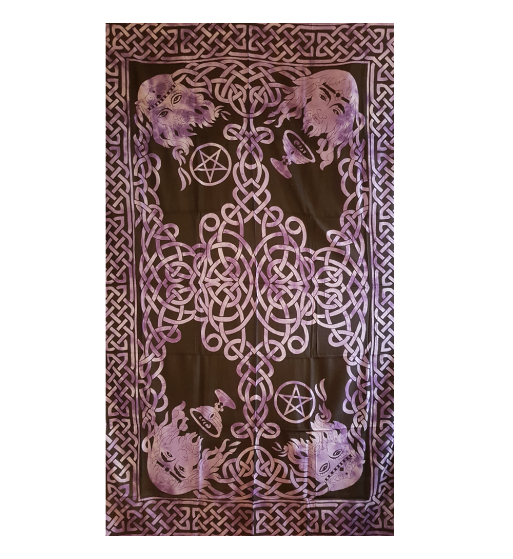 Purple Knotwork Tapestry