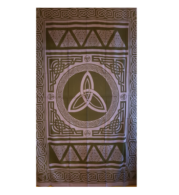 Purple Triquetra Tapestry