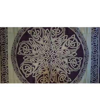 Green Celtic Knotwork Tapestry