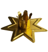 Fairy Star Chime Candle Holder Gold