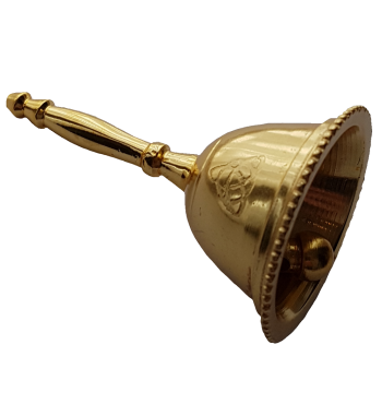 Triquetra Altar Bell, Gold