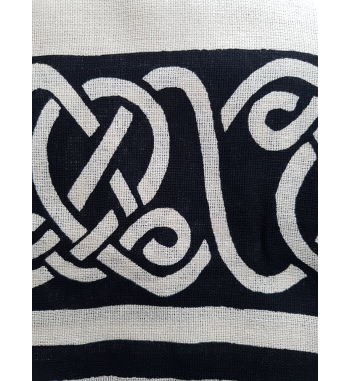 White Celtic Knotwork Tapestry