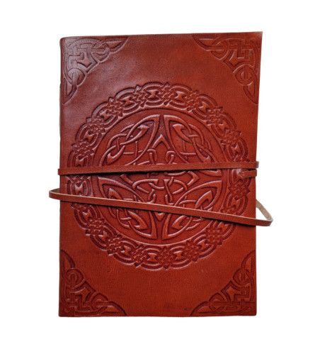 Celtic Knotwork Leather Journal