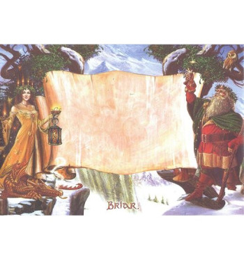 Yule Fairy Briar Yule Card BY05