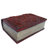 The resin Yggdrasil book box features a raised image of Yggdrasil on the cover.