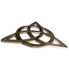 Silver Triquetra Altar Tile Front