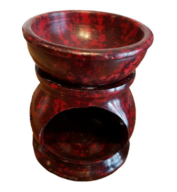 Red Oil Burner Oil Diffuser Front