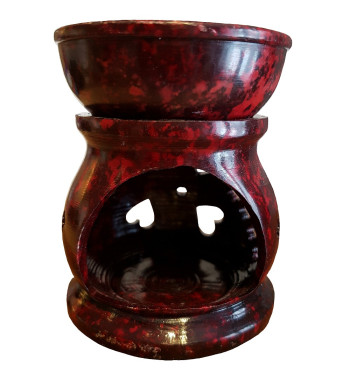 Red Oil Burner Oil Diffuser Front