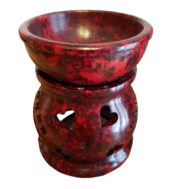 Red Oil Burner Oil Diffuser Front