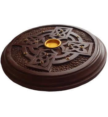 Celtic Cross Incense Burner Plate