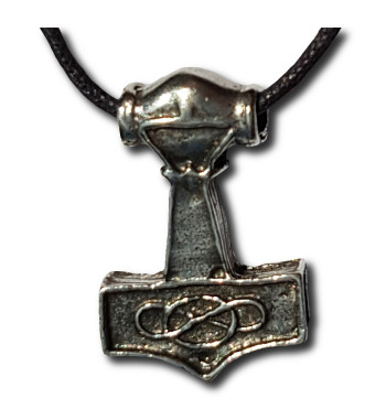 Small Rustic Thor's Hammer Pendant