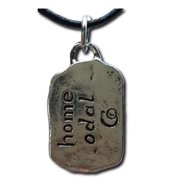 Rustic Othila Rune Pendant