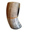 Large Drinking Horn Tankard shown from the side.