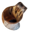 Large Drinking Horn Tankard shown from the side.